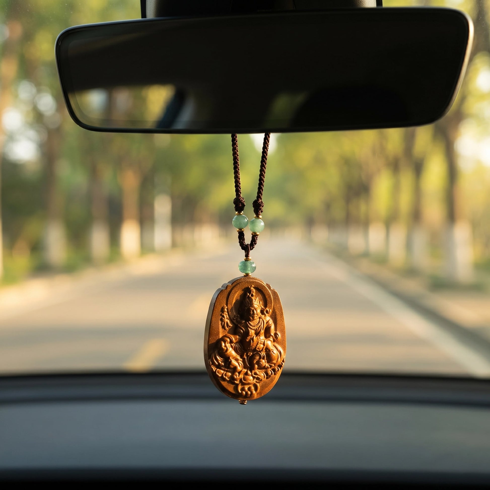 Herbal Scent Rose & Red Ginseng God of Wealth Incense Pendant — photo 7