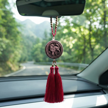 HERBAL SCENT Handcrafted Botanical Car Charm - Pet-Friendly & Yang-Warming Drive — photo 4