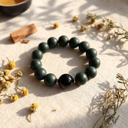 HERBAL SCENT Chamomile & Forsythia Botanical Bracelet - Pet-Friendly & Cooling