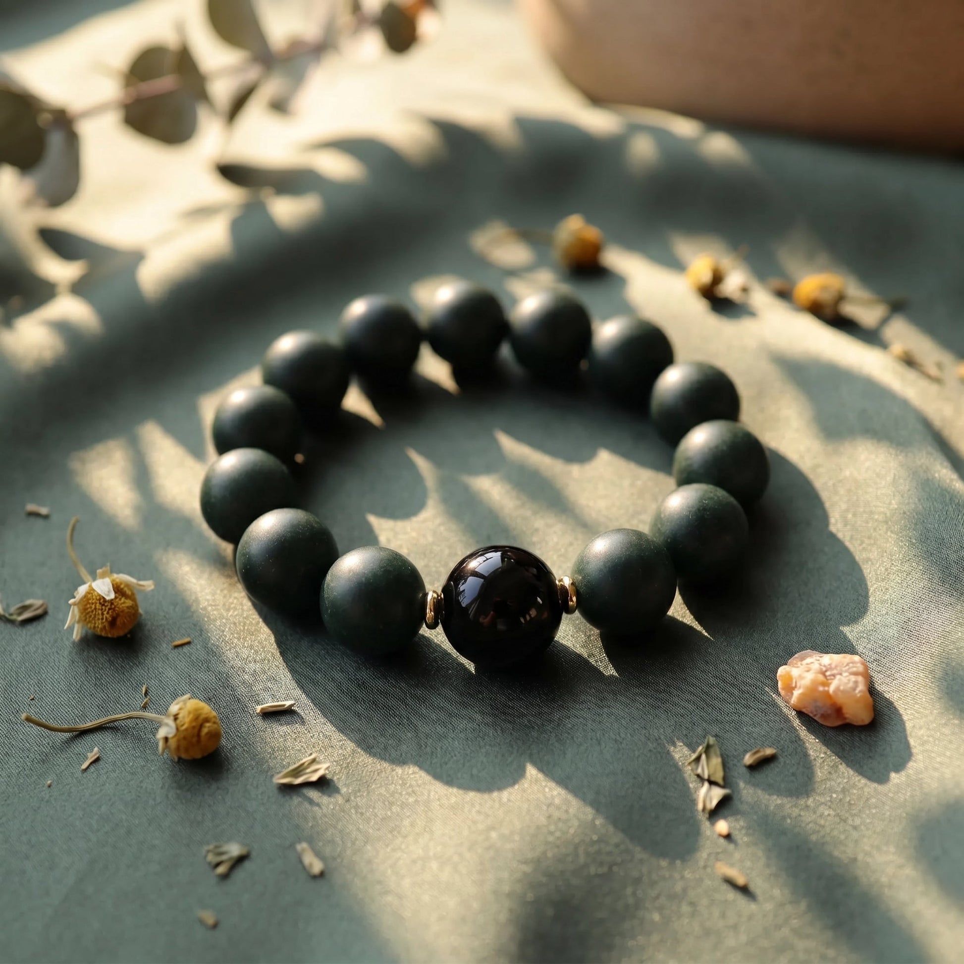 HERBAL SCENT Chamomile & Forsythia Botanical Bracelet - Pet-Friendly & Cooling — photo 4