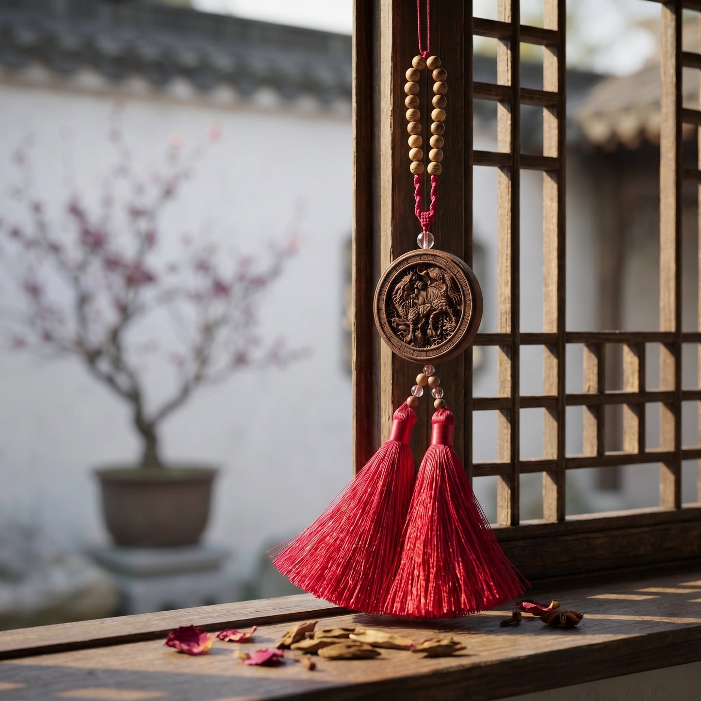 HERBAL SCENT Handcrafted Botanical Car Charm - Pet-Friendly & Yang-Warming Drive — photo 7