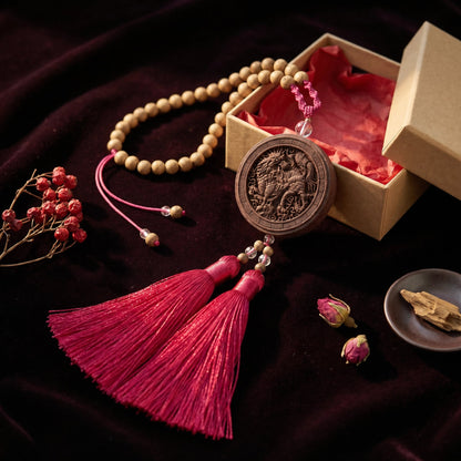HERBAL SCENT Handcrafted Botanical Car Charm - Pet-Friendly & Yang-Warming Drive — photo 6