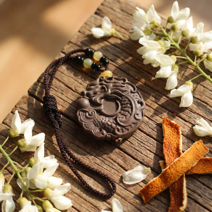 HERBAL SCENT "Dragon" Handcrafted Botanical Incense Pendant - Pet-Friendly & Auspicious Decor — photo 2