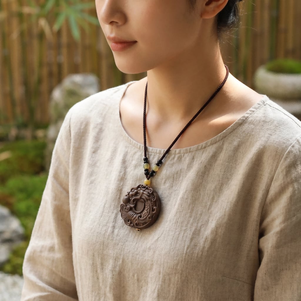 HERBAL SCENT "Dragon" Handcrafted Botanical Incense Pendant - Pet-Friendly & Auspicious Decor — photo 3