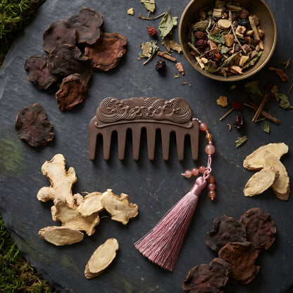 HERBAL SCENT Handcrafted Botanical Hair Comb - Hair Wellness & Calming Renewal — photo 4