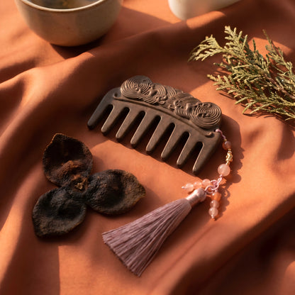 HERBAL SCENT Handcrafted Botanical Hair Comb - Hair Wellness & Calming Renewal — photo 5