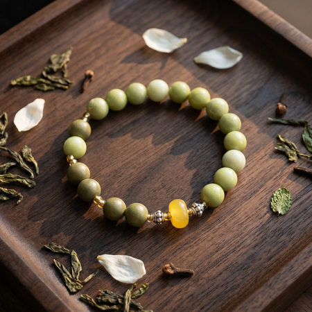 【Verdant】HERBAL SCENT Handcrafted Botanical Bracelet - 100% Pet-Safe & Outdoor Fresh Comfort